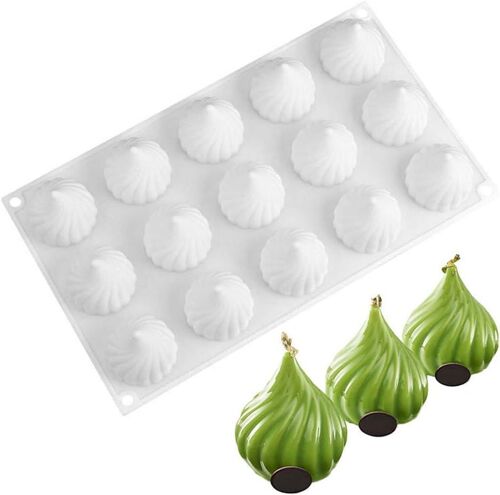 Kalanka-Moule À Gâteau En Silicone, Avec 15 Trous Pour Oignon, Tourbillon, Chocolat, Fabrication D'outils, Moule En Silicone, Truffe, Pâtisserie, Dessert