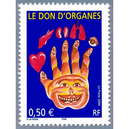 France 2004, Très Beau Timbre Neuf** Luxe Yvert 3677, Le Don D'organes. -