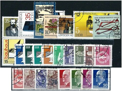 Allemagne De L'est - Ddr, Années 1948 À 1989, Joli Lot Déstockage 25 Timbres En Majorité Oblitérés, Tbe. Photo Contractuelle; Le Lot En Photo Est Le Lot Envoyé !
