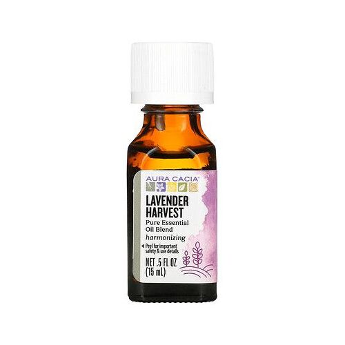 Aura Cacia Mélange D'huiles Essentielles Pures, Récolte De Lavande, 15 Ml 