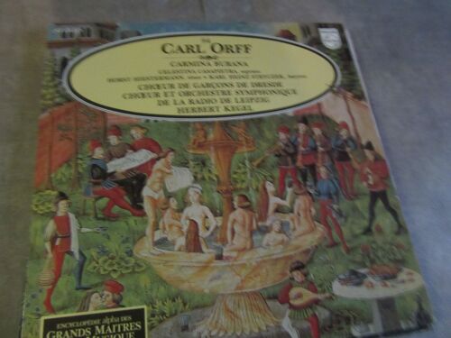 33 Tours Carl Orff Carmina Burana Choeurs Garcons Dresde Lei^Zig Herbert Kegel ( Grands Maitres Musique Alpha