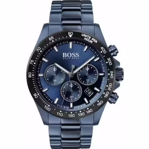 Hugo Boss Montre Bleu Chronographe Hommes Hero 1513758