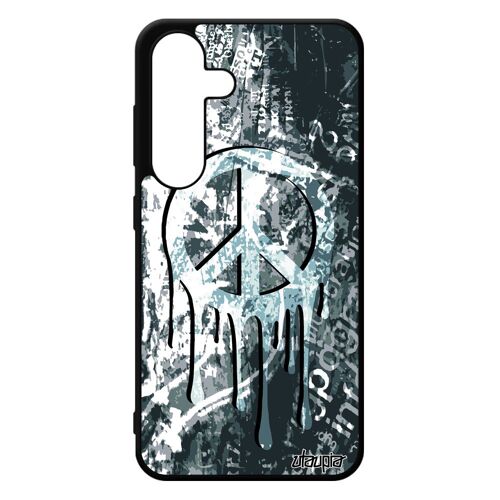 Coque Pour S24 Silicone Peace And Love Graffiti Yoga Ragga Solide Hippie Rasta Cover Paix Et Amour & Peinture Reggae Samsung Galaxy