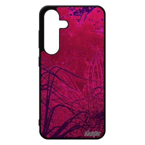 Coque S24 En Silicone Fonds Marins Mer Telephone Housse Océan Nature Case Rose Motif Algues Tpu Smartphone Plongée Samsung Galaxy