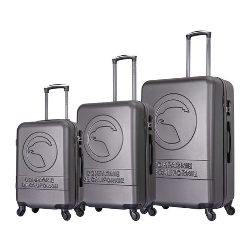 Compagnie De Californie - Ensemble de 3 valises à roulettes dark grey cc-t243 dark grey