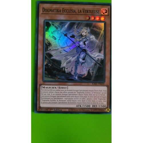 Carte Yugioh ! Dogmatika Ecclésia, La Vertueuse Ra01-Fr20 Super Rare