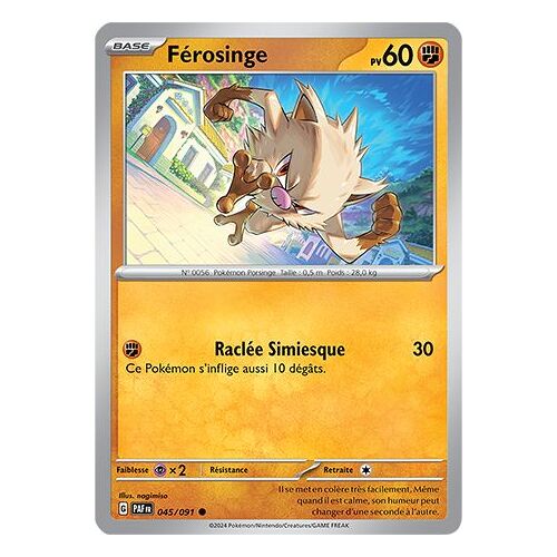 Carte Pokémon - Férosinge - Ev4,5 Destinées De Paldea