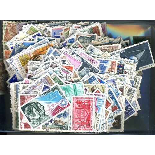 Collection De 100 Timbres France Oblitérés