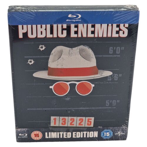 Public Enemies Blu-Ray Steelbook Hmv Futurepak Johnny Depp 2014 Zone Libre