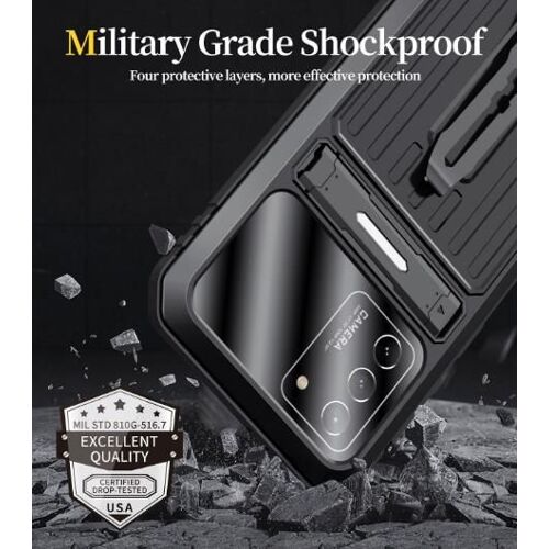 Coque pour Samsung S21 Ultra,coque de protection de téléphone en métal anti-chute,Noir