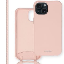 Imoshion Coque De Couleur Avec Cordon Amovible Iphone 15 Rose