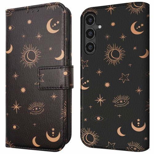 imoshion Étui de télephone portefeuille Design Samsung Galaxy S23 FE Sky Black