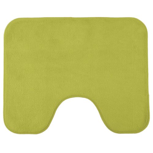 Tapis de toilette en polyester uni