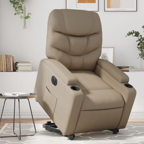 Vidaxl Fauteuil Inclinable Électrique Cappuccino Similicuir