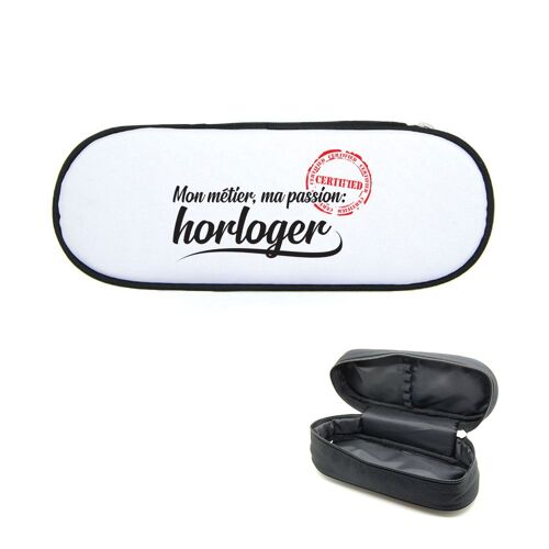 Trousse À Crayons Imprimée Métier Passion Horloger