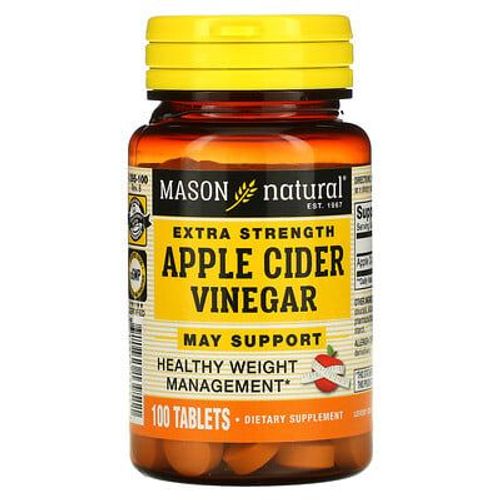 Mason Natural Vinaigre De Cidre De Pomme Extra Fort, 100 Comprimés
