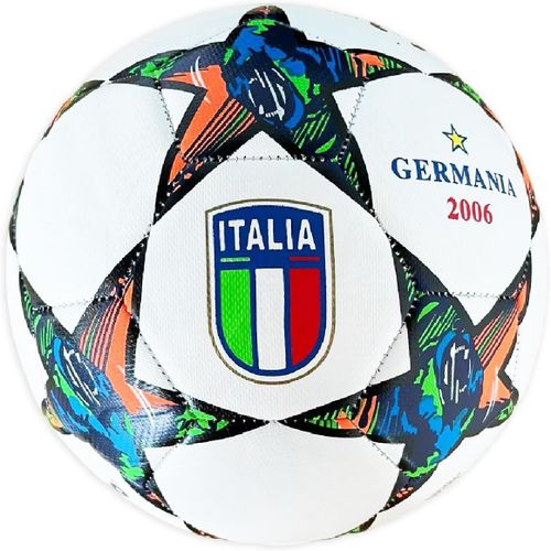Kalanka-Ballon De Football Italien. Ballon De Football Mondial Modèle Champions Du Monde. Blanc (Taille 5 - Grande)