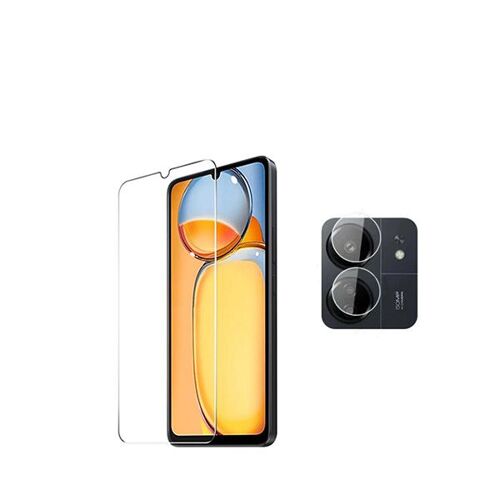 Kit De Film De Caméra Arrière + Verre Trempé Clearglass Phonecare Pour Xiaomi Redmi 13c - Transparent
