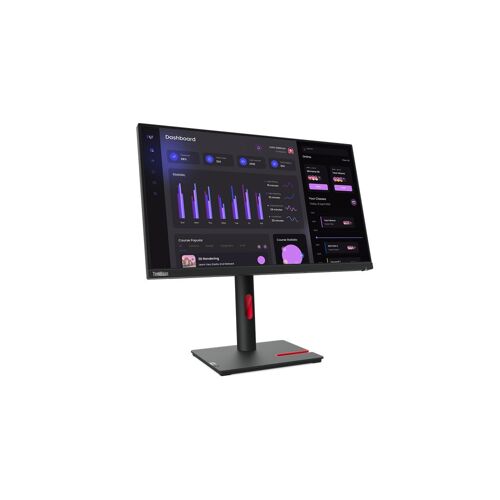 Lenovo ThinkVision T24i-30 - Écran LED - 24" (23.8" visualisable) - 1920 x 1080 Full HD (1080p) @ 60 Hz - IPS - 250 cd/m² - 1000:1 - 4 ms - HDMI, VGA, DisplayPort - noir corbeau