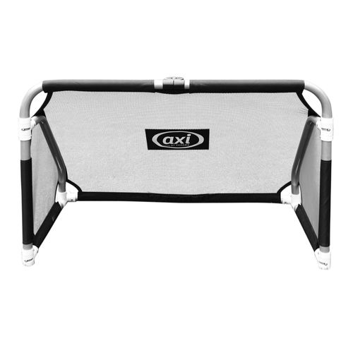 AXI Jackie But de football pliable 120 x 60 cm en anthracite pour le jardin | Filet de but de football en aluminium avec sac de transport | But de football pour enfants & adultes