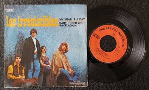 Les Irrésistibles (Jim & Steve Mc Mains / Tim Arena/ Andy Cornelius ) - My Years Is A Day (T. Arena/ William Sheller ) 3'00 + Baby I Need You Back Again (3'00) - Cbs Special Products " Danone " 1973