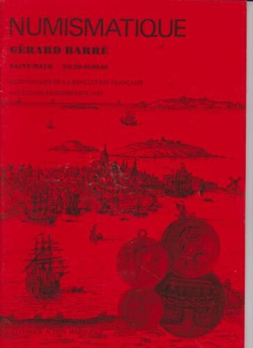 Numismatique Gerard Barre Bicentenaire De La Revolution Francaise Catalogue 1989