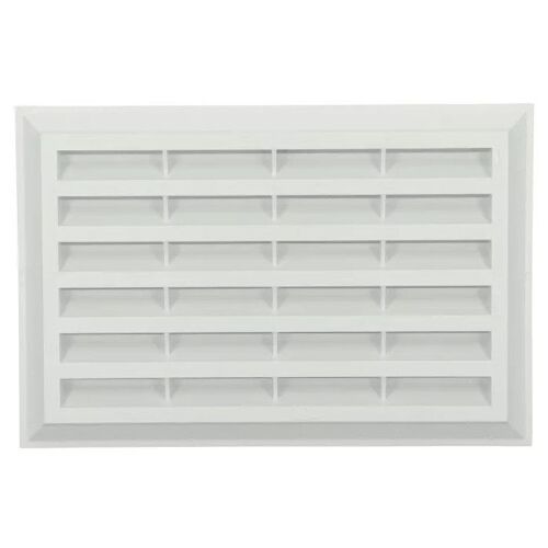Grille Nicoll M162 blanche 174x262mm type 150 avec moustiquaire