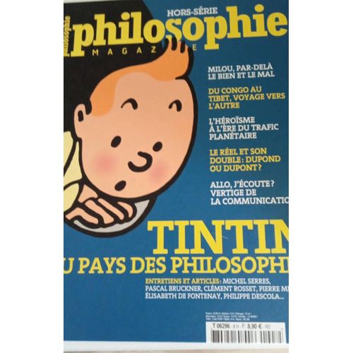 Revue Hors Série Tintin Au Pays Des Philosophes