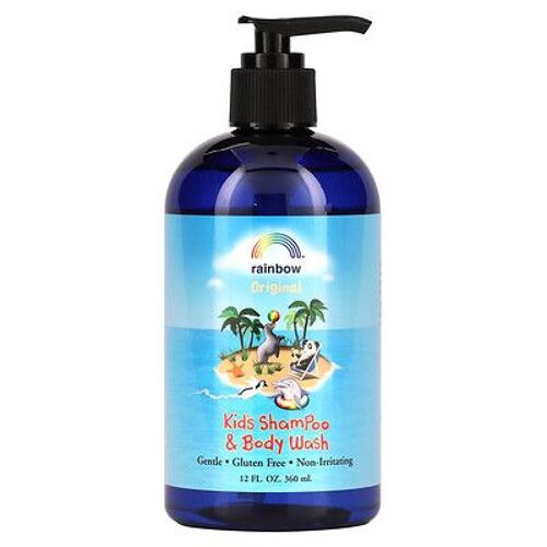 Rainbow Research Shampooing Et Gel Douche Pour Enfants, Original, 360 Ml 