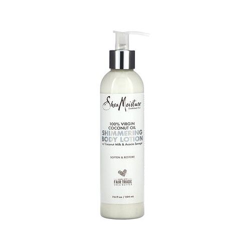 Sheamoisture Huile De Noix De Coco 100 % Vierge, Lotion Pour Le Corps Chatoyante, 224 Ml 
