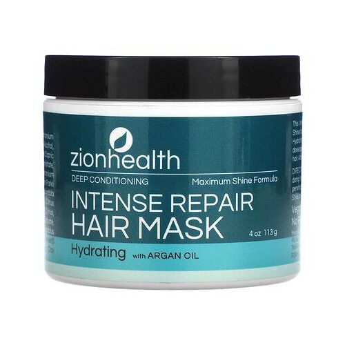 Zion Health Masque Capillaire Réparateur Intense, 113 G 