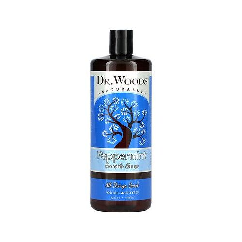 Dr. Woods Savon De Castille À La Menthe Poivrée, 946 Ml 