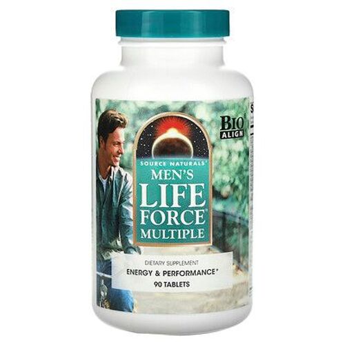 Source Naturals Force De Vie Multiple Pour Hommes, 90 Comprimés 