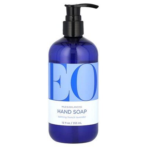 Eo Products Savon Pour Les Mains, Lavande Française Apaisante, 355 Ml 