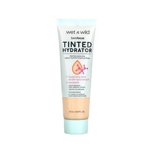 Wet N Wild Barefocus, Tinted Hydrator, Fair, 0.91 Fl Oz (27 Ml) 