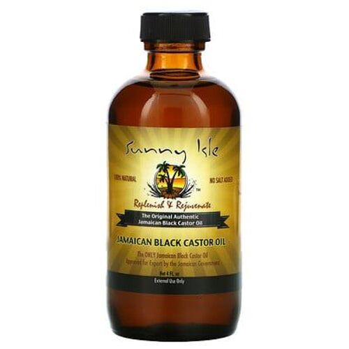 Sunny Isle Huile De Ricin Noire Jamaïcaine 100 % Naturelle, 120 Ml 