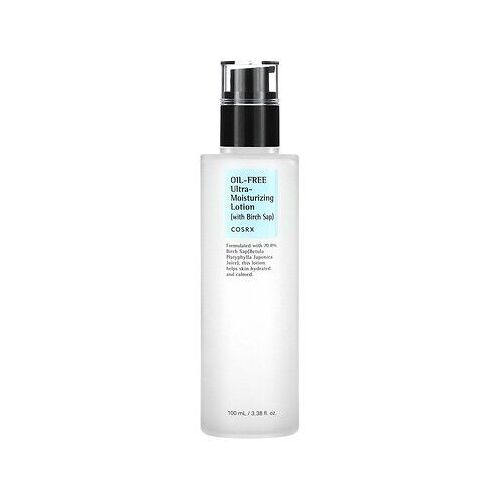 Cosrx Lotion Ultra-Hydratante Non Grasse, À La Sève De Bouleau, 3.38 Fl Oz (100 Ml) 