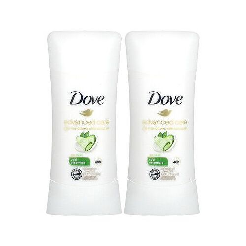 Dove Advanced Care, Déodorant Anti-Transpirant, Go Fresh, 2 Paquets, 74 G Chacun 