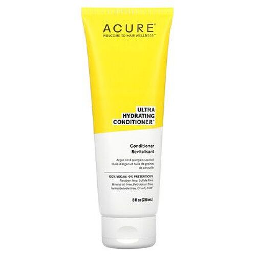 Acure Après-Shampooing Ultrahydratant, Huile D'argan Et Huile De Graine De Courge, 236 Ml 