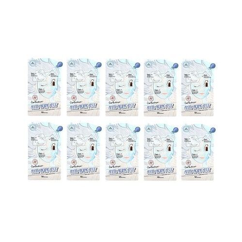 Elizavecca Pack De Masques De Beauté Anti-Âge Egf Aqua, 10 Feuilles, 25 Ml Chacune 
