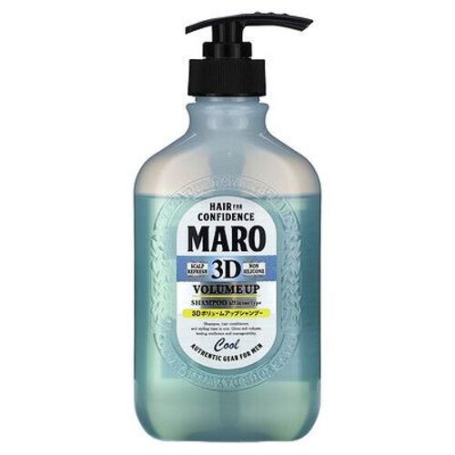 Maro Shampooing Volume Up 3d, Fraîcheur, 400 Ml 