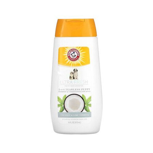 Arm & Hammer Ultra Fresh, Shampooing Et Après-Shampooing Sans Larmes 2 En 1, Pour Chiens, Noix De Coco Et Verveine, 473 Ml