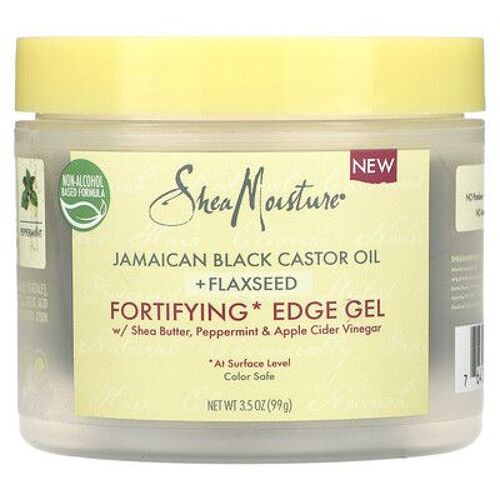 Sheamoisture Huile De Ricin Noire Jamaïcaine + Graines De Lin, Gel Fortifiant, 99 G 