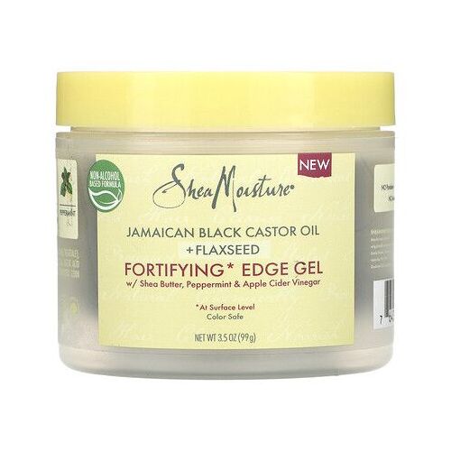 Sheamoisture Huile De Ricin Noire Jamaïcaine + Graines De Lin, Gel Fortifiant, 99 G 