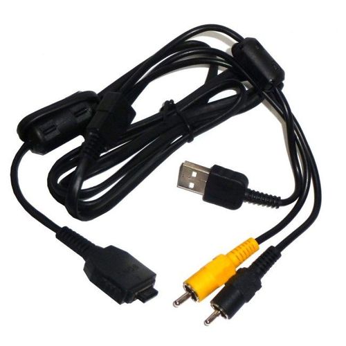 Sony VMC-MD1 - Câble vidéo / audio / données / alimentation - USB, RCA, power DC jack pour connecteur pour appareil photo numérique mâle - 1.5 m - pour Cyber-shot DSC-H7, H7/B, H7S, H9, H9B, H9S...