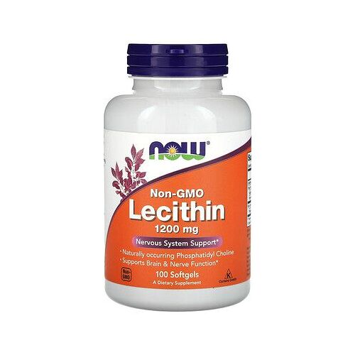 Now Foods Lécithine, 1200 Mg, 100 Capsules À Enveloppe Molle (400 Mg Par Capsule À Enveloppe Molle) 