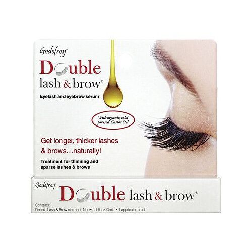 Godefroy Double Cils Et Sourcils, Sérum Pour Les Cils Et Les Sourcils, 3 Ml 