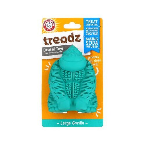 Arm & Hammer Treadz, Jouet Dentaire Pour Mâchoires Puissantes, Grand Gorille, 1 Jouet