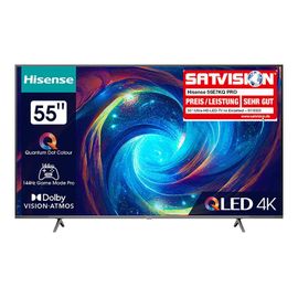 Hisense 75E7KQ PRO - 75" E7KQ PRO Series TV LCD rétro-éclairée par LED - QLED - Smart TV - VIDAA - 4K UHD (2160p) 3840 x 2160 - HDR - Quantum Dot, Direct LED - argent