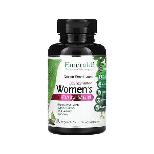 Emerald Laboratories, Multi-Vitamine Coenzymée Quotidienne Pour Femmes, 30 Gélules Végétales